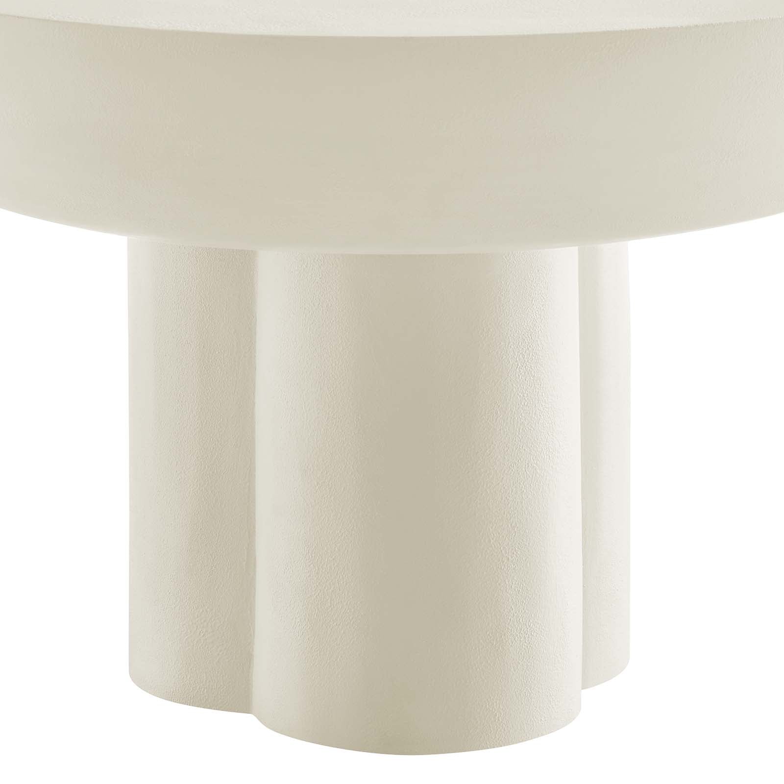 Caspian Round Concrete Coffee Table By Modway - EEI-6760 | Coffee Tables | Modishstore - 14