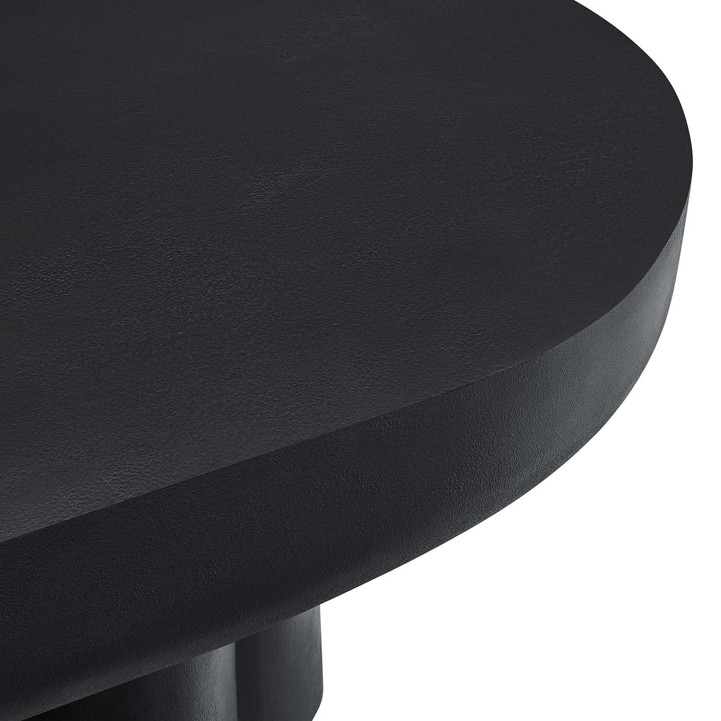 Caspian Oval Concrete Coffee Table By Modway - EEI-6763 | Coffee Tables | Modishstore - 6