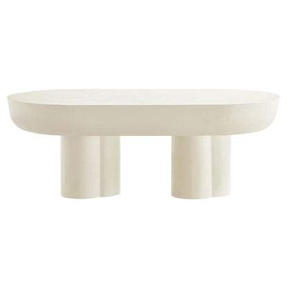 Caspian Oval Concrete Coffee Table By Modway - EEI-6763 | Coffee Tables | Modishstore - 10