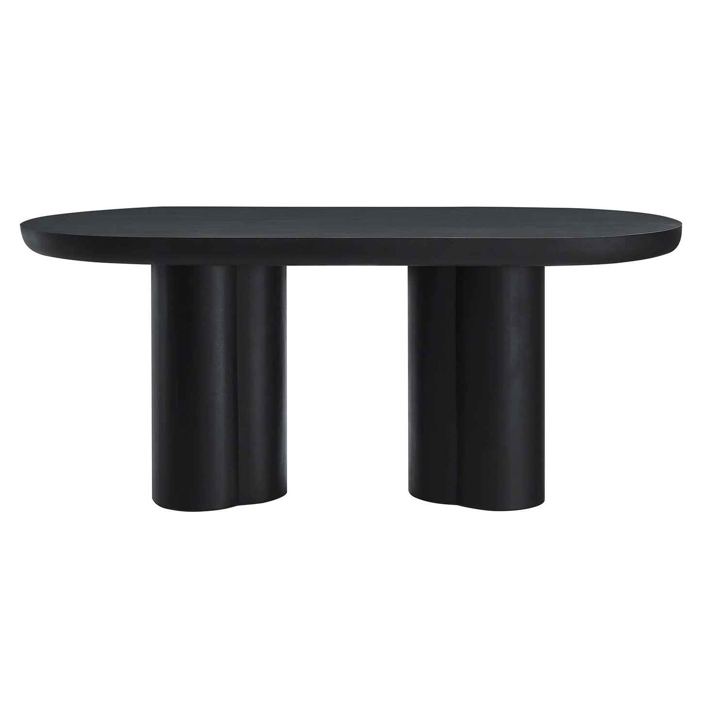 Caspian 72" Oval Concrete Dining Table By Modway - EEI-6764 | Dining Tables | Modishstore - 2