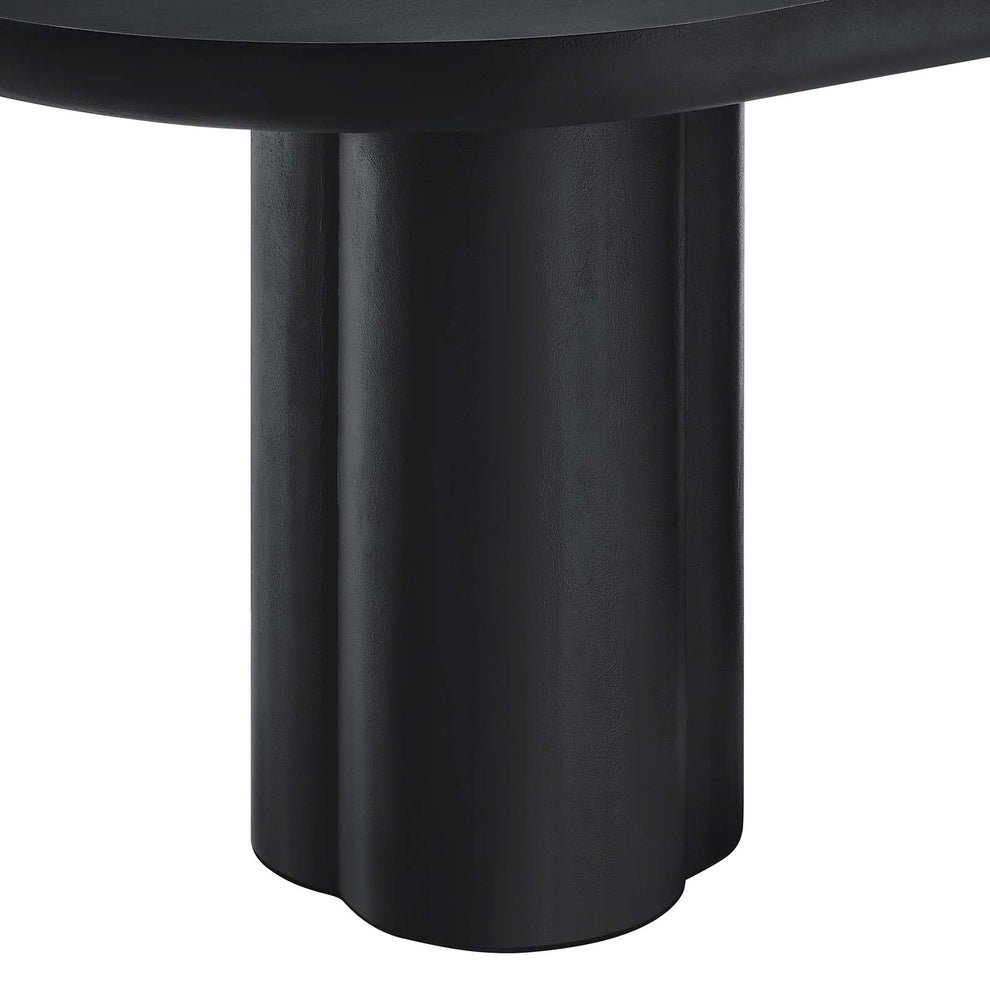 Caspian 72" Oval Concrete Dining Table By Modway - EEI-6764 | Dining Tables | Modishstore - 5