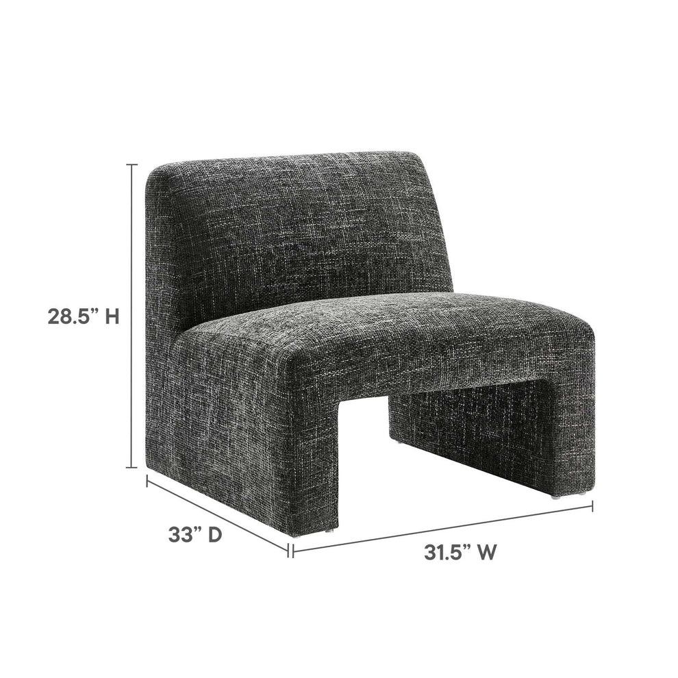 Amita Chenille Upholstered Accent Chair By Modway - EEI-6765 | Accent Chairs | Modishstore - 6