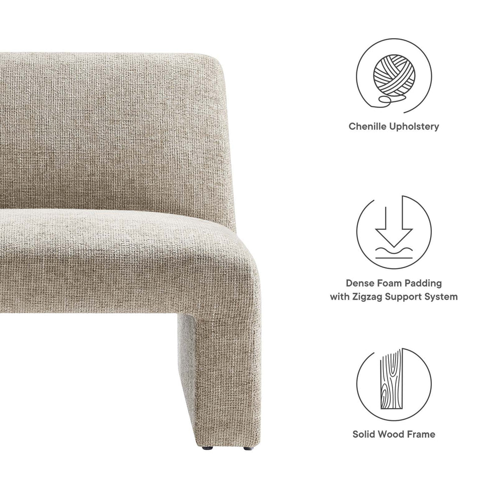 Amita Chenille Upholstered Accent Chair By Modway - EEI-6765 | Accent Chairs | Modishstore - 15