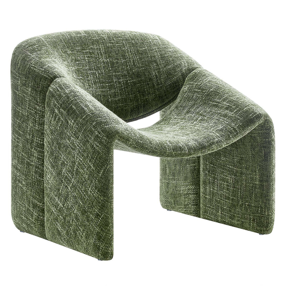 Vivi Chenille Upholstered Accent Chair By Modway - EEI-6767 | Accent Chairs | Modishstore - 1