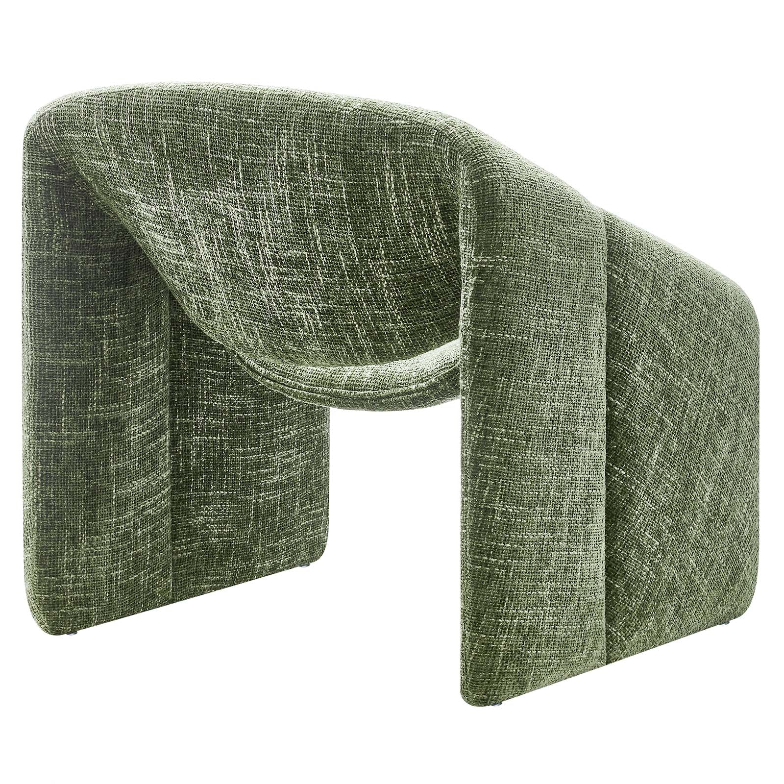 Vivi Chenille Upholstered Accent Chair By Modway - EEI-6767 | Accent Chairs | Modishstore - 3