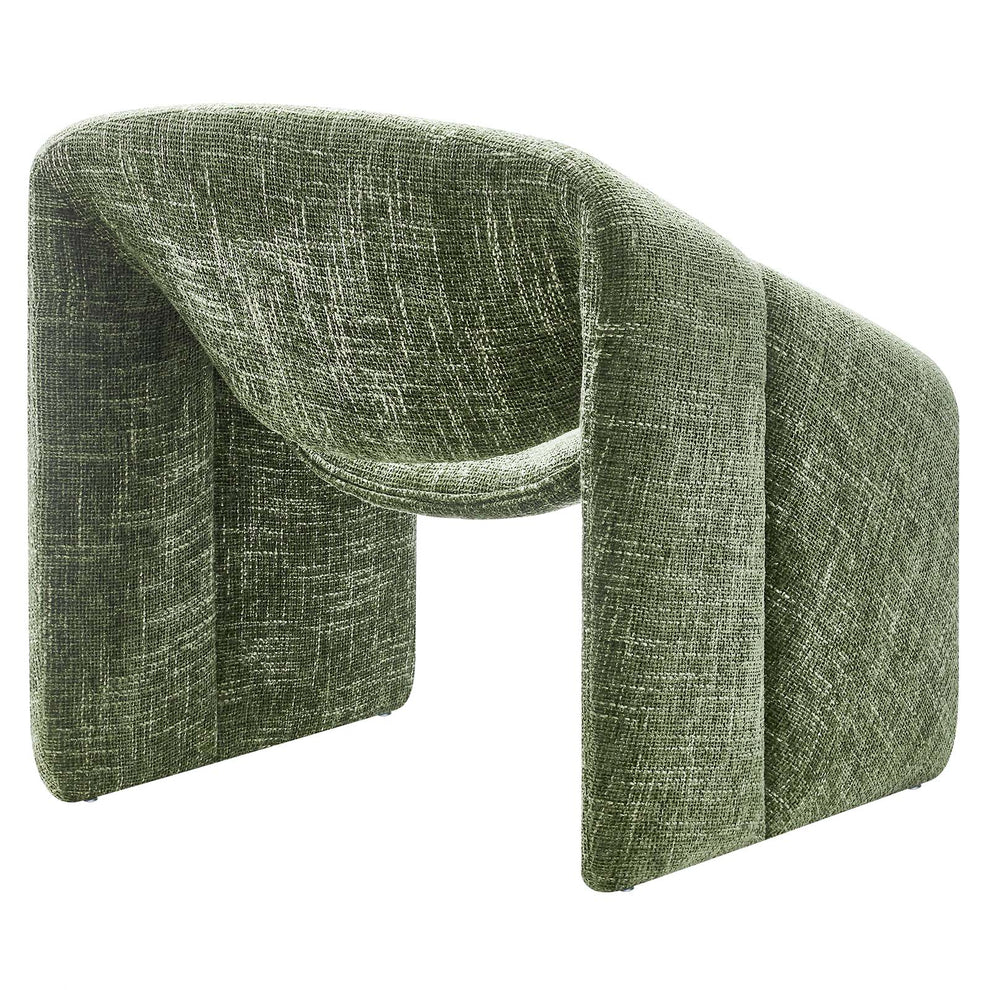 Vivi Chenille Upholstered Accent Chair By Modway - EEI-6767 | Accent Chairs | Modishstore - 3
