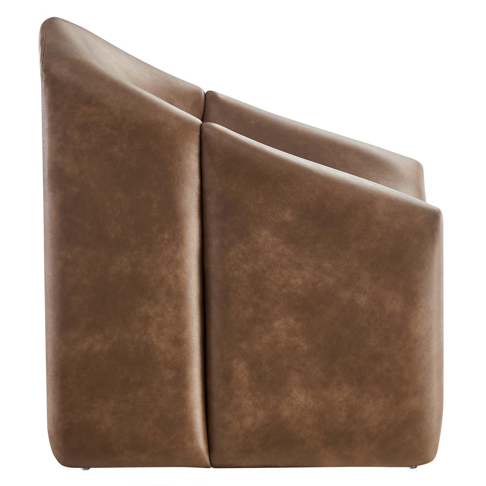 Vivi Vegan Leather Accent Chair By Modway - EEI-6768 | Accent Chairs | Modishstore - 2
