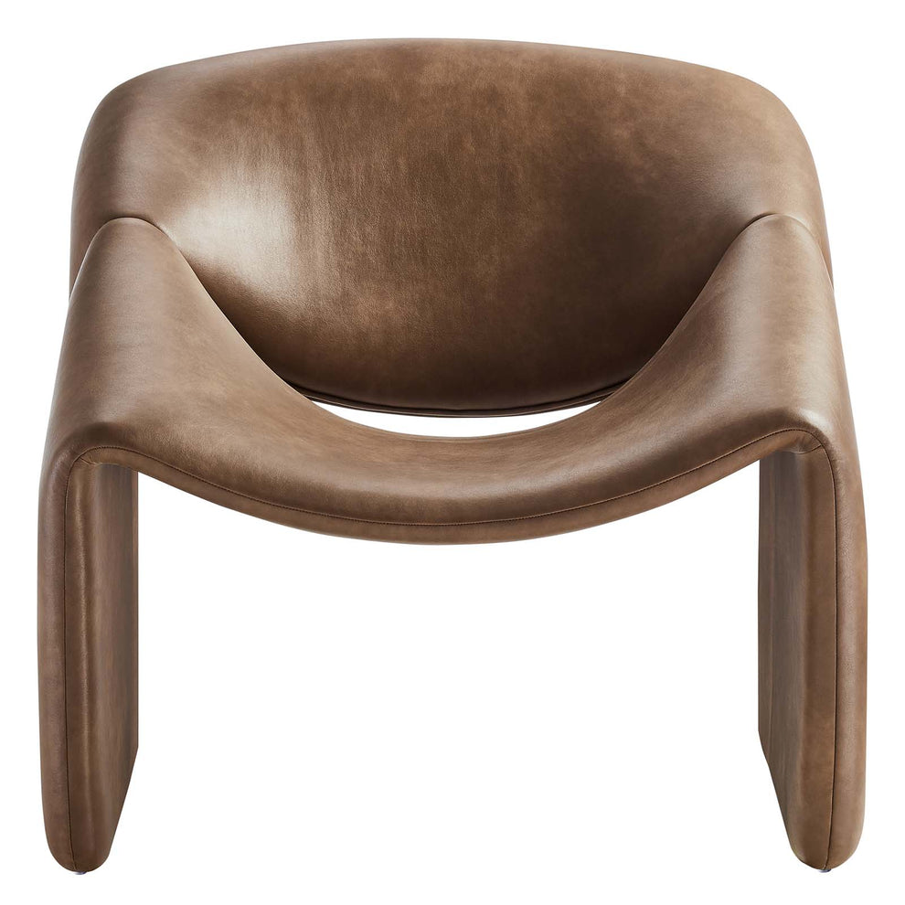 Vivi Vegan Leather Accent Chair By Modway - EEI-6768 | Accent Chairs | Modishstore - 4