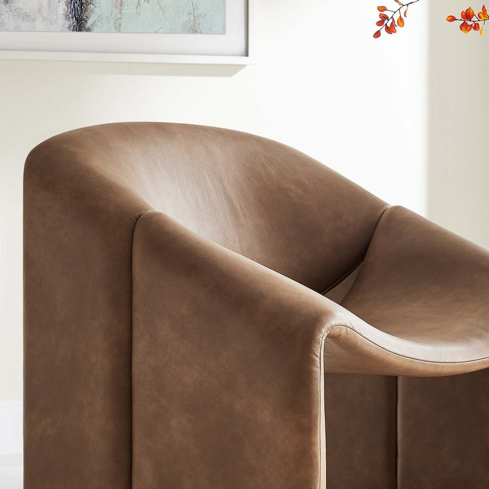 Vivi Vegan Leather Accent Chair By Modway - EEI-6768 | Accent Chairs | Modishstore - 8