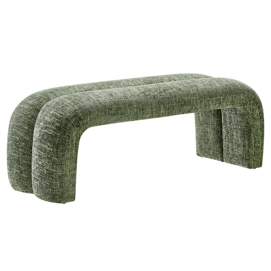 Dax 50.5" Chenille Upholstered Accent Bench By Modway - EEI-6769 | Benches | Modishstore