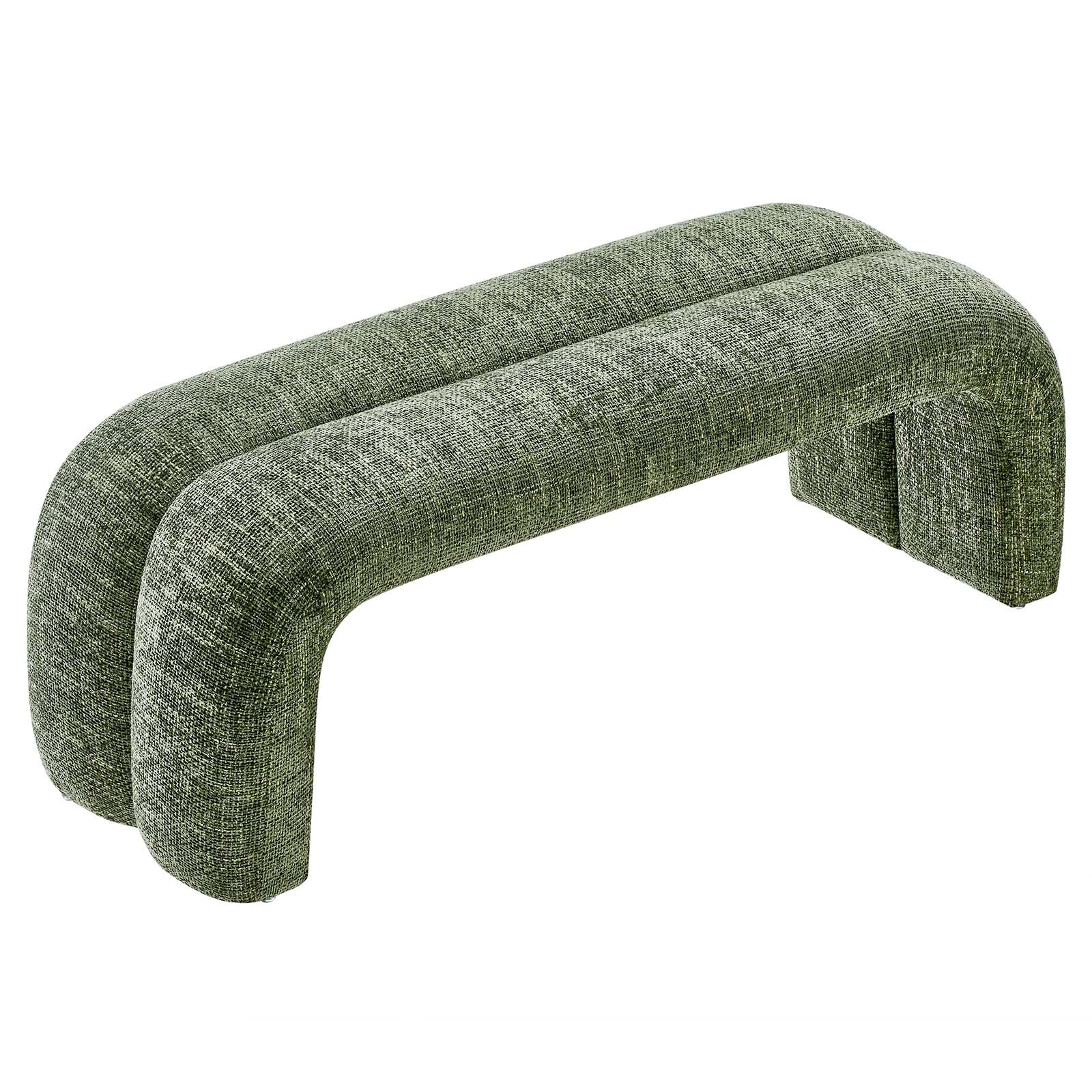Dax 50.5" Chenille Upholstered Accent Bench By Modway - EEI-6769 | Benches | Modishstore - 3