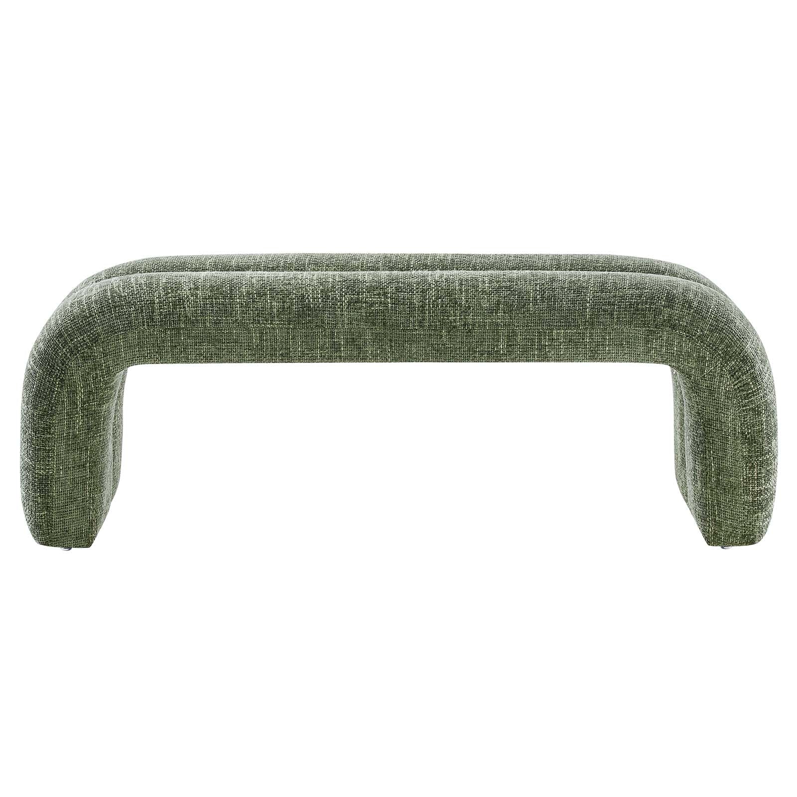 Dax 50.5" Chenille Upholstered Accent Bench By Modway - EEI-6769 | Benches | Modishstore - 4
