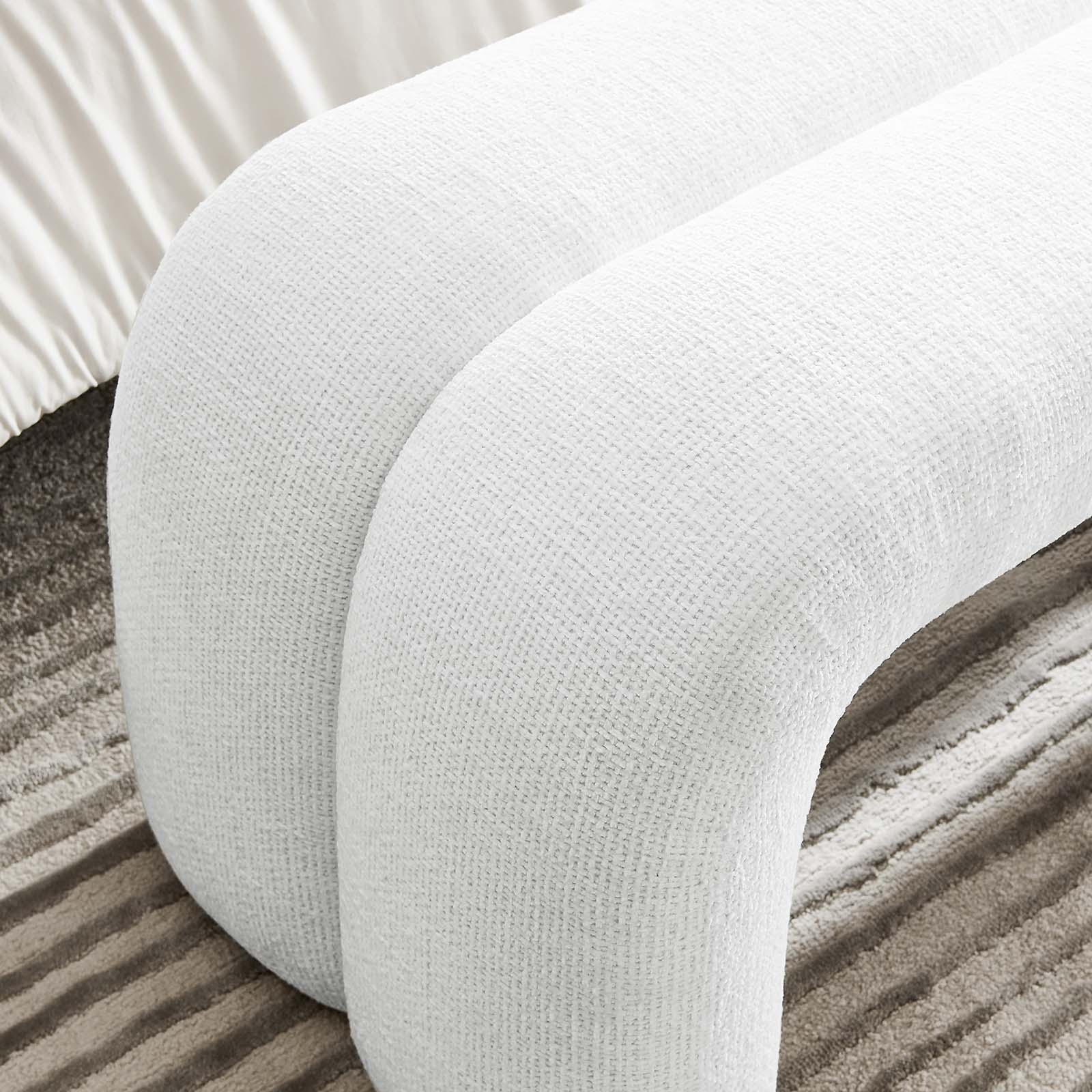 Dax 50.5" Chenille Upholstered Accent Bench By Modway - EEI-6769 | Benches | Modishstore - 16