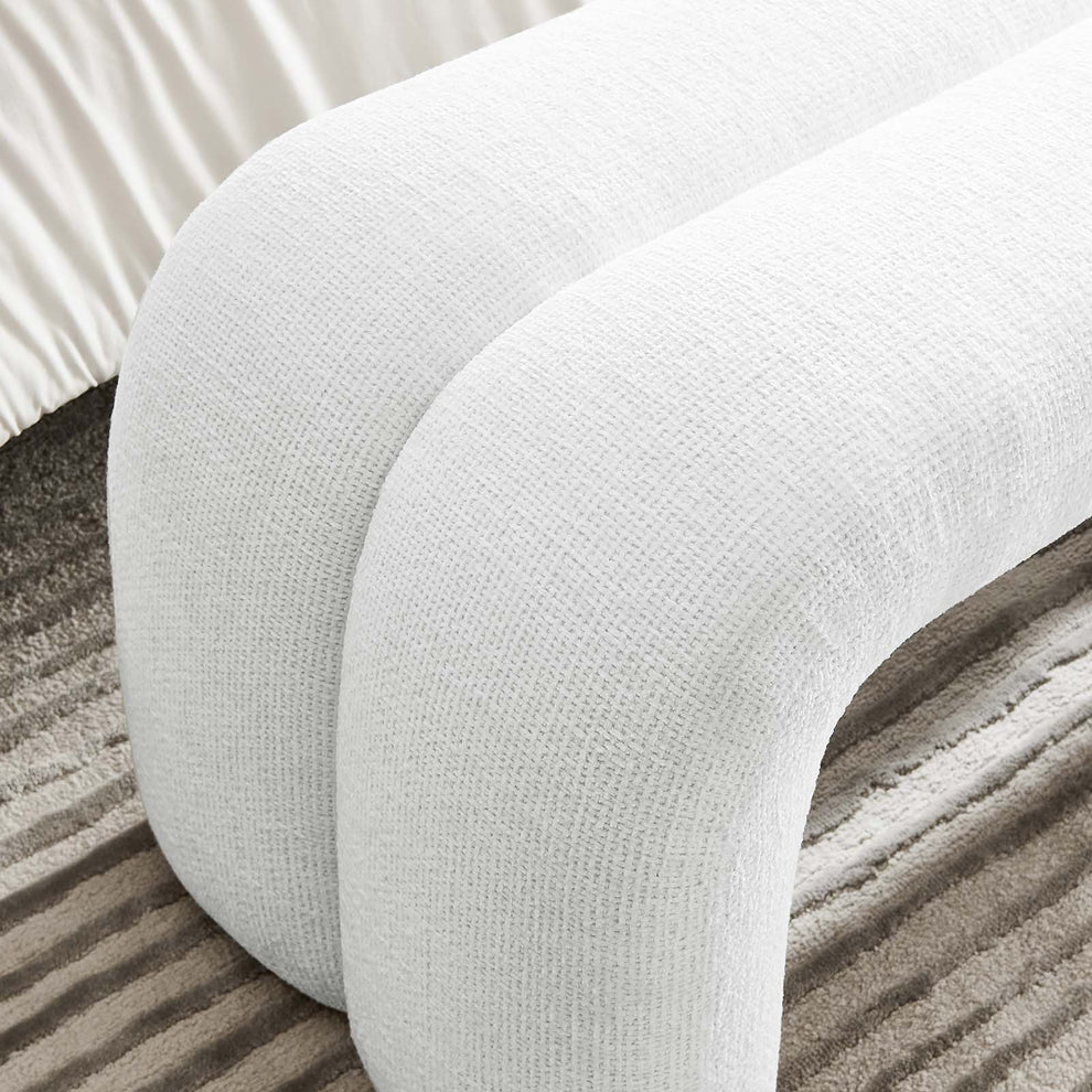 Dax 50.5" Chenille Upholstered Accent Bench By Modway - EEI-6769 | Benches | Modishstore - 16