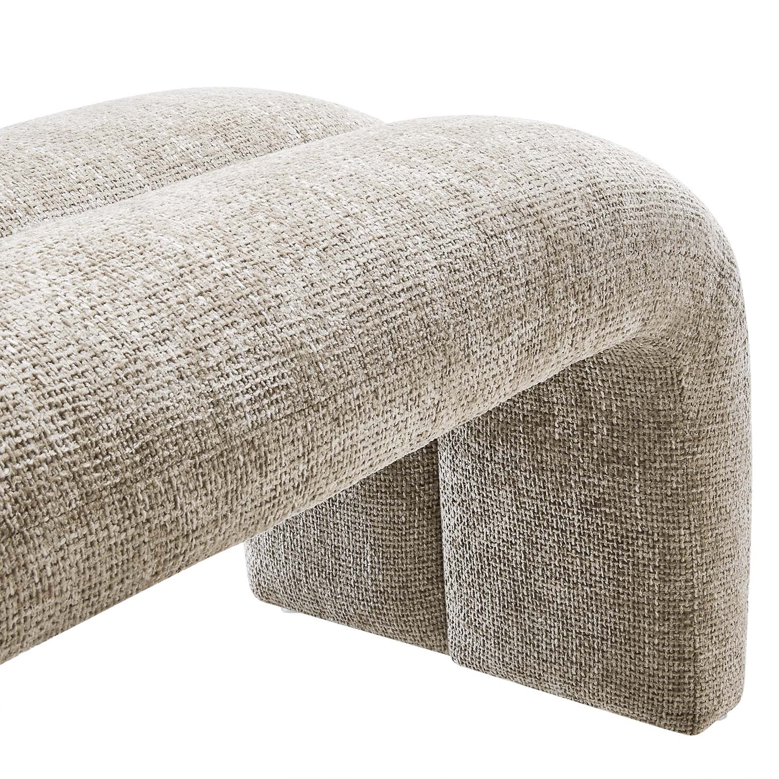 Dax 50.5" Chenille Upholstered Accent Bench By Modway - EEI-6769 | Benches | Modishstore - 21