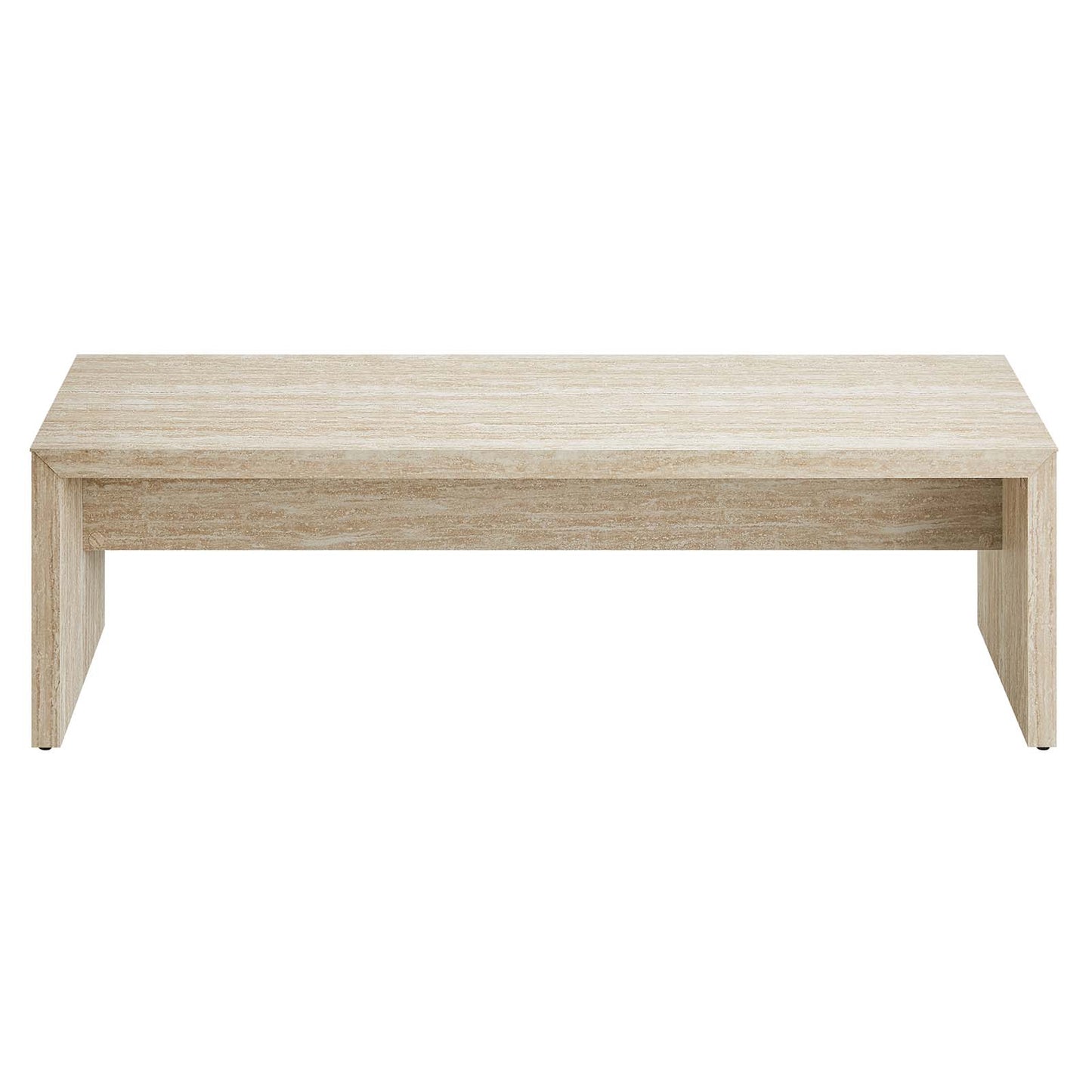 Mirella 62" Faux Travertine Long Bench By Modway - EEI-6773 | Benches | Modishstore - 3