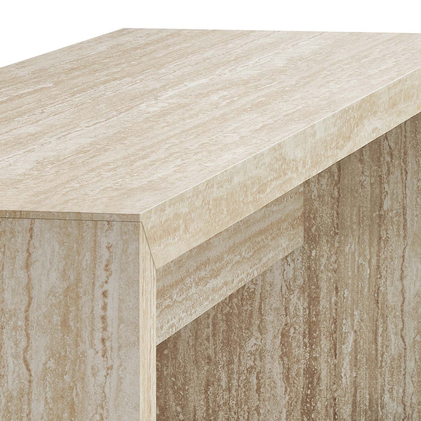 Mirella 62" Faux Travertine Long Bench By Modway - EEI-6773 | Benches | Modishstore - 4