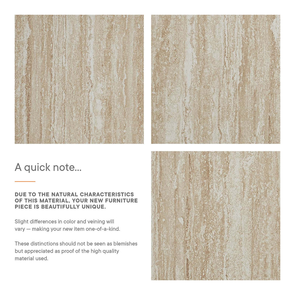 Mirella 62" Faux Travertine Long Bench By Modway - EEI-6773 | Benches | Modishstore - 7