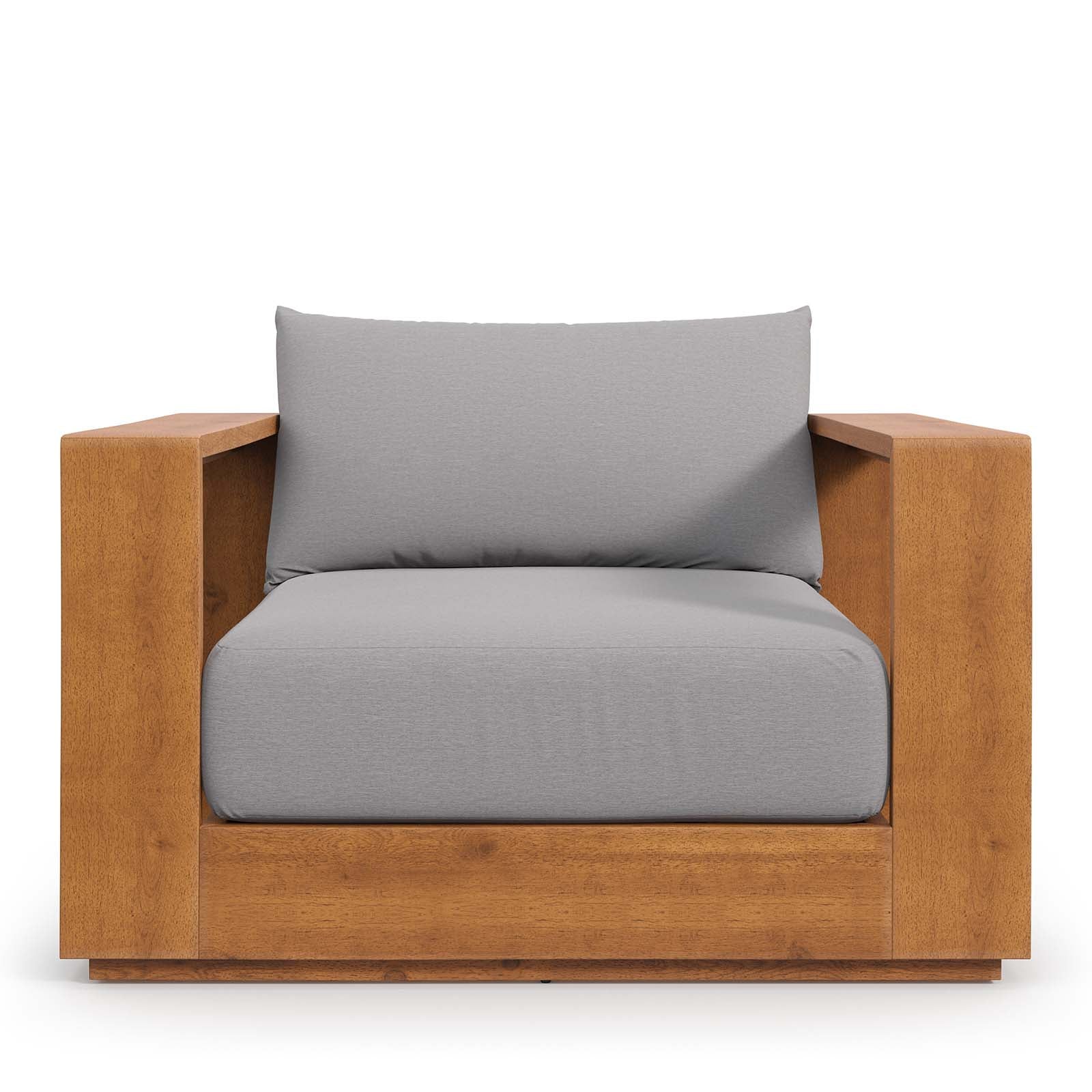 Tahoe Outdoor Patio Acacia Wood Chair By Modway - EEI-6782 | Outdoor Sofas, Loveseats & Sectionals | Modishstore - 5