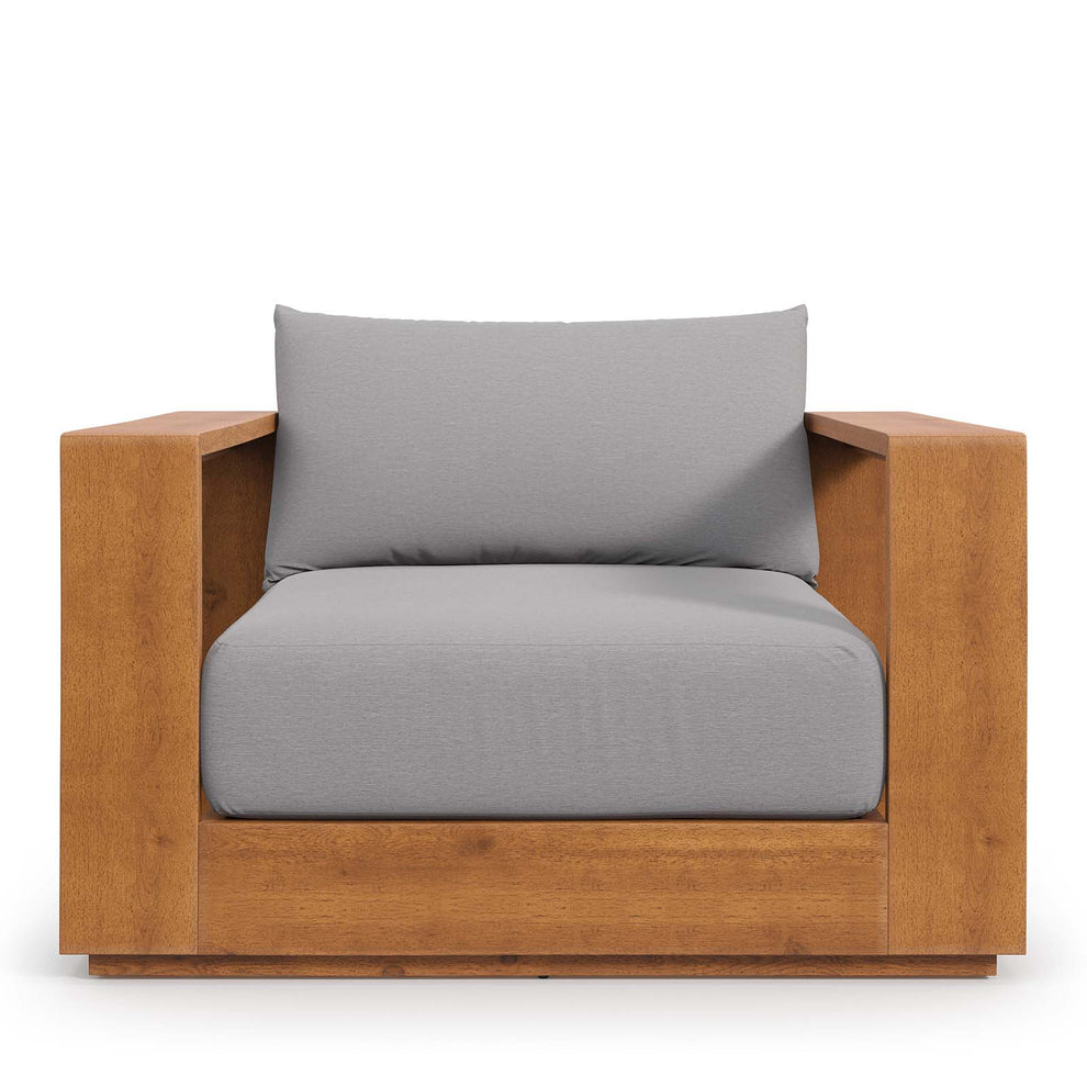 Tahoe Outdoor Patio Acacia Wood Chair By Modway - EEI-6782 | Outdoor Sofas, Loveseats & Sectionals | Modishstore - 5