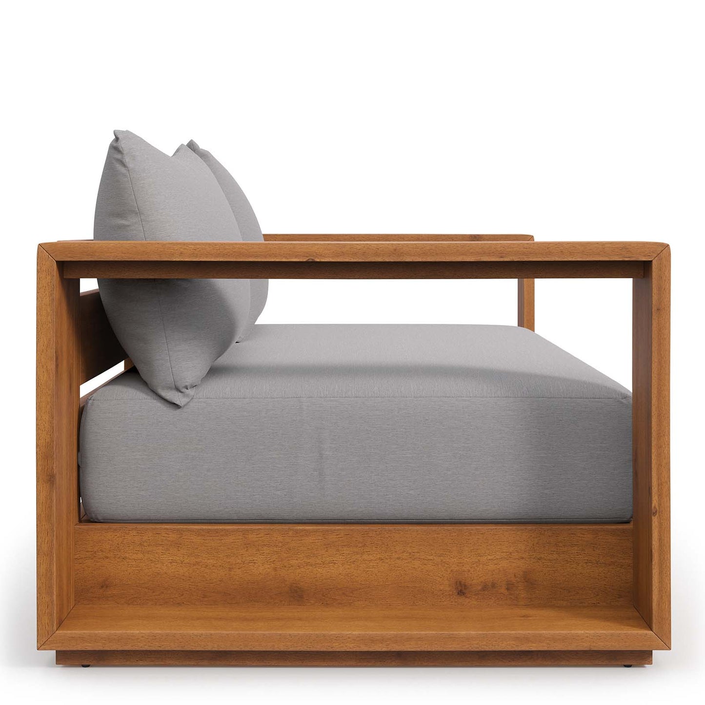 Tahoe Acacia Wood Outdoor Patio Acacia Wood Loveseat By Modway - EEI-6783 | Outdoor Sofas, Loveseats & Sectionals | Modishstore - 4