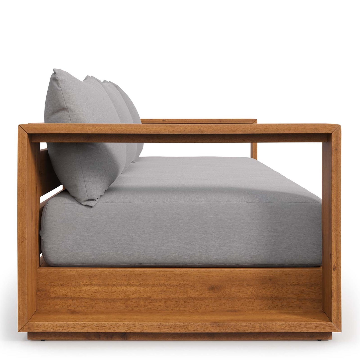 Tahoe Outdoor Patio Acacia Wood Sofa By Modway - EEI-6784 | Outdoor Sofas, Loveseats & Sectionals | Modishstore - 4