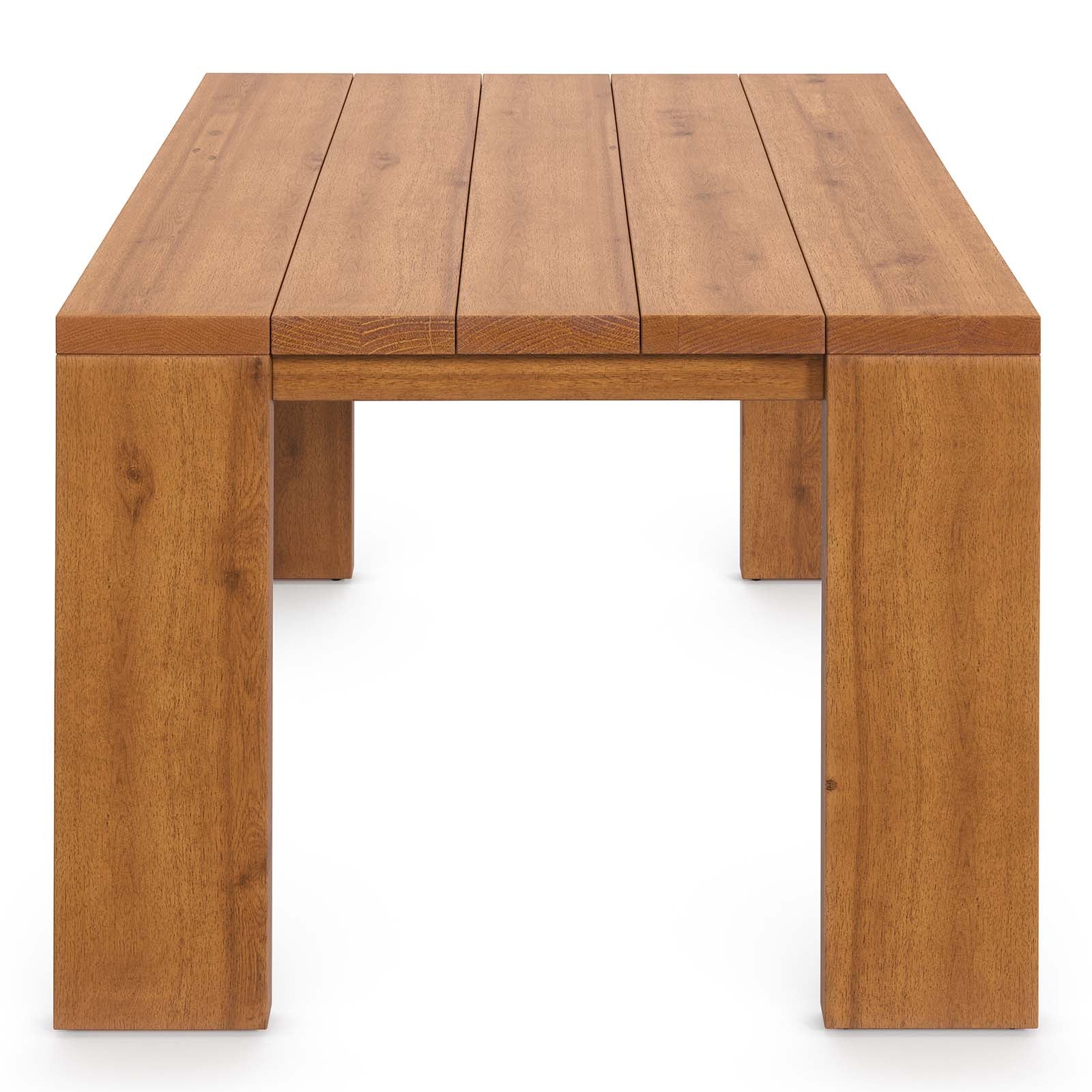 Tahoe Outdoor Patio Acacia Wood Side Table By Modway - EEI-6787 | Outdoor Tables | Modishstore - 4