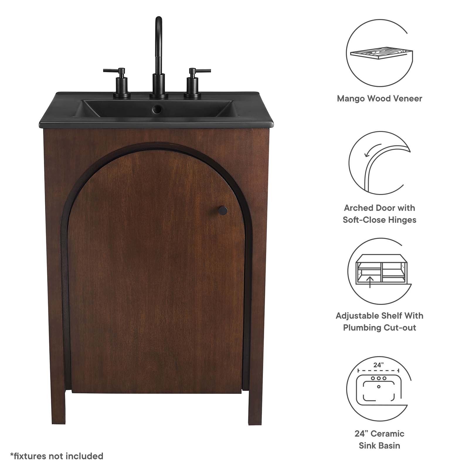 Appia 24" Bathroom Vanity By Modway - EEI-6789 | Bathroom Accessories | Modishstore - 20