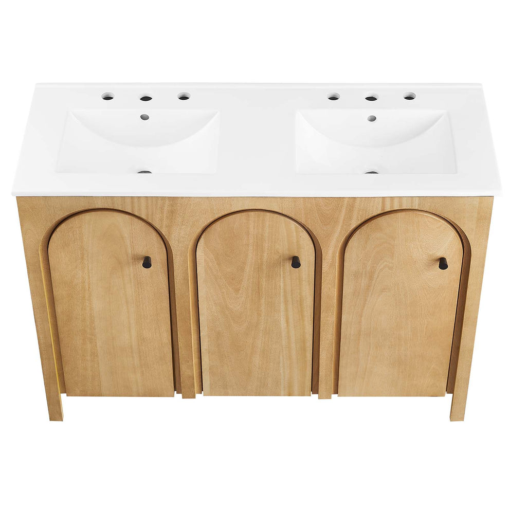 Appia 48" Double Sink Bathroom Vanity By Modway - EEI-6792 | Bathroom Accessories | Modishstore - 5