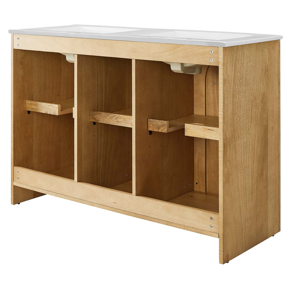 Appia 48" Double Sink Bathroom Vanity By Modway - EEI-6792 | Bathroom Accessories | Modishstore - 6