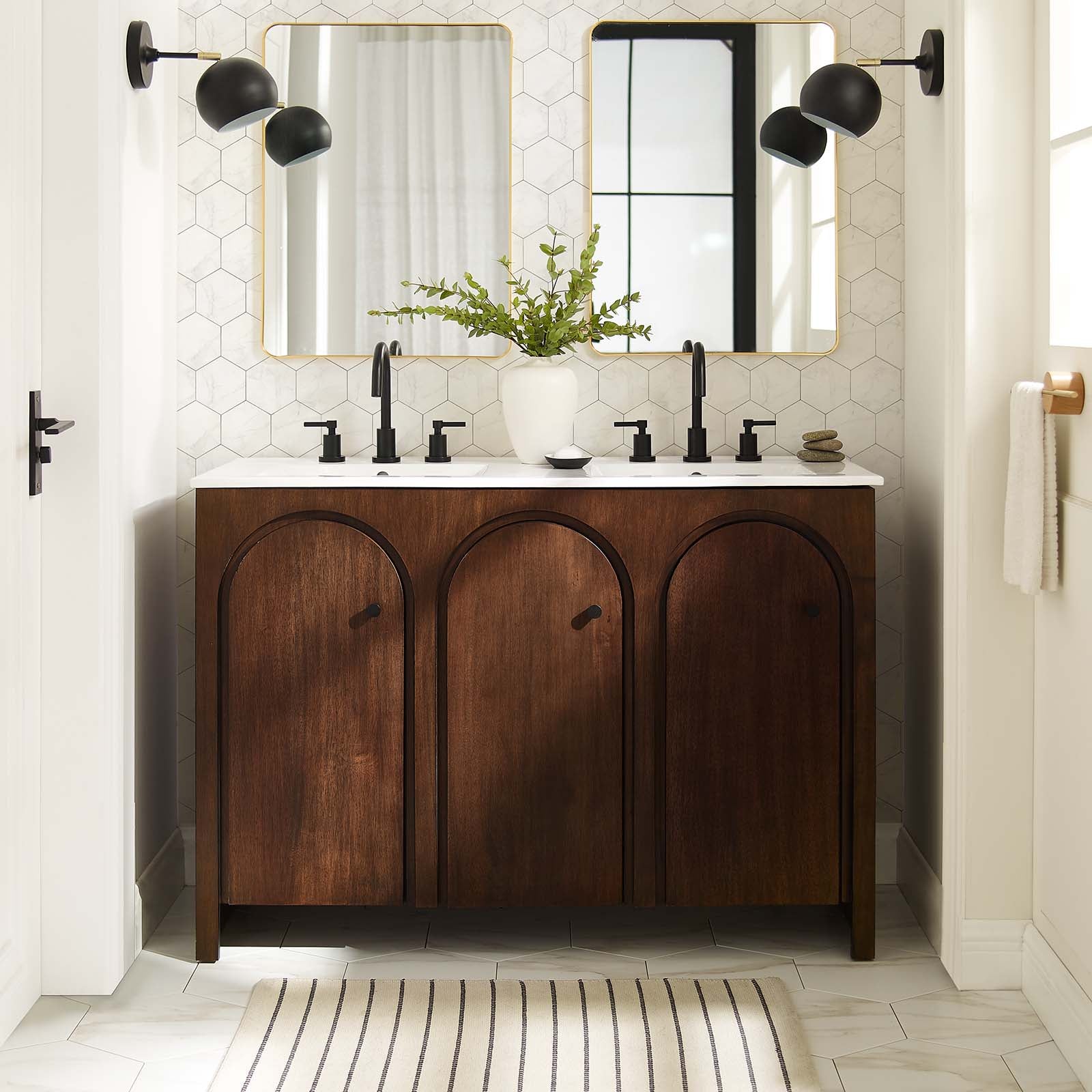 Appia 48" Double Sink Bathroom Vanity By Modway - EEI-6792 | Bathroom Accessories | Modishstore - 13