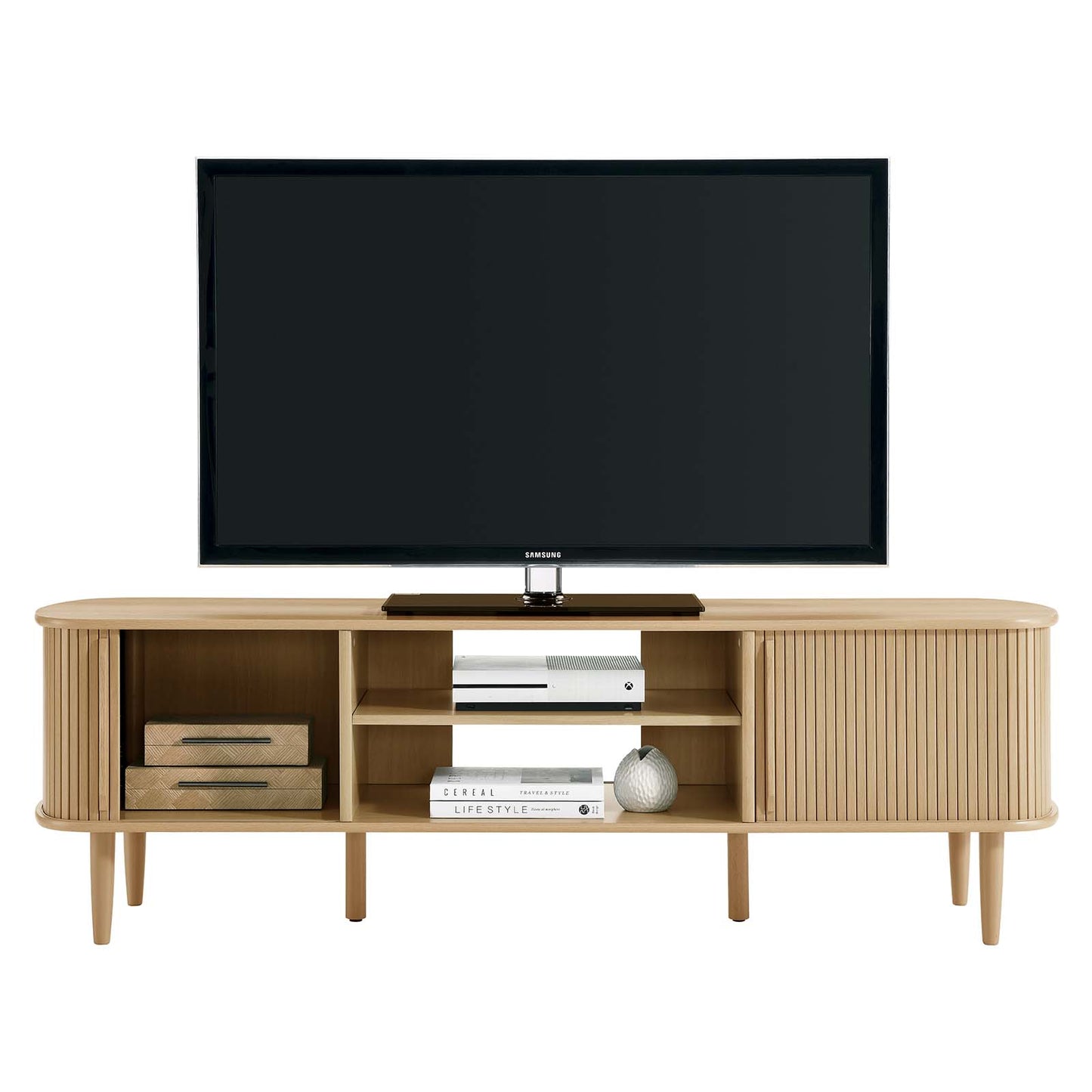 Contour 63" Wood TV Stand By Modway - EEI-6795 | Cabinets | Modishstore - 8