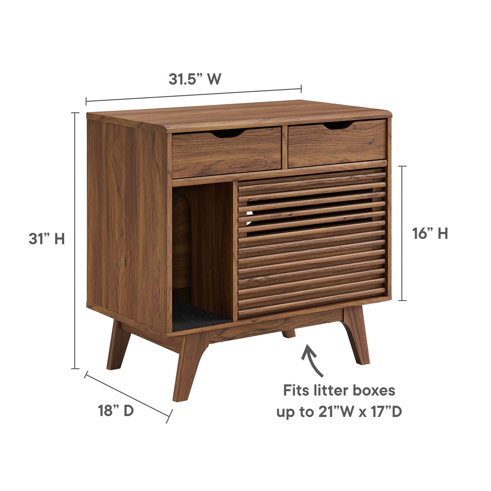 Render Cat Cabinet By Modway - EEI-6796 | Cabinets | Modishstore - 19