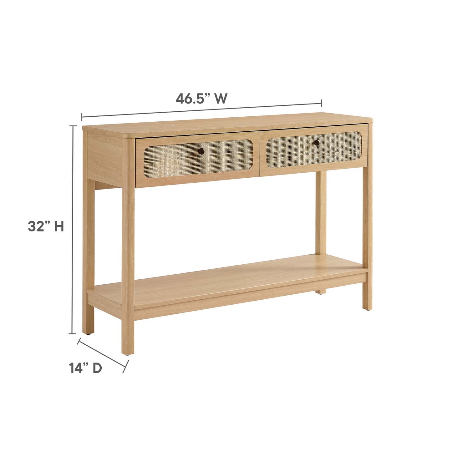 Chaucer Wood Entryway Console Table By Modway - EEI-6797 | Console Tables | Modishstore - 18