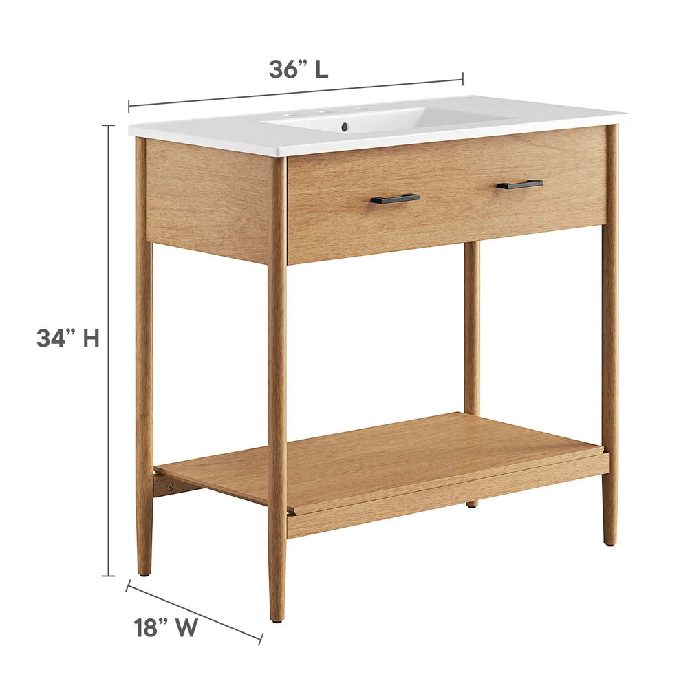 Zaire 36" Bathroom Vanity By Modway - EEI-6822 | Bathroom Accessories | Modishstore - 9