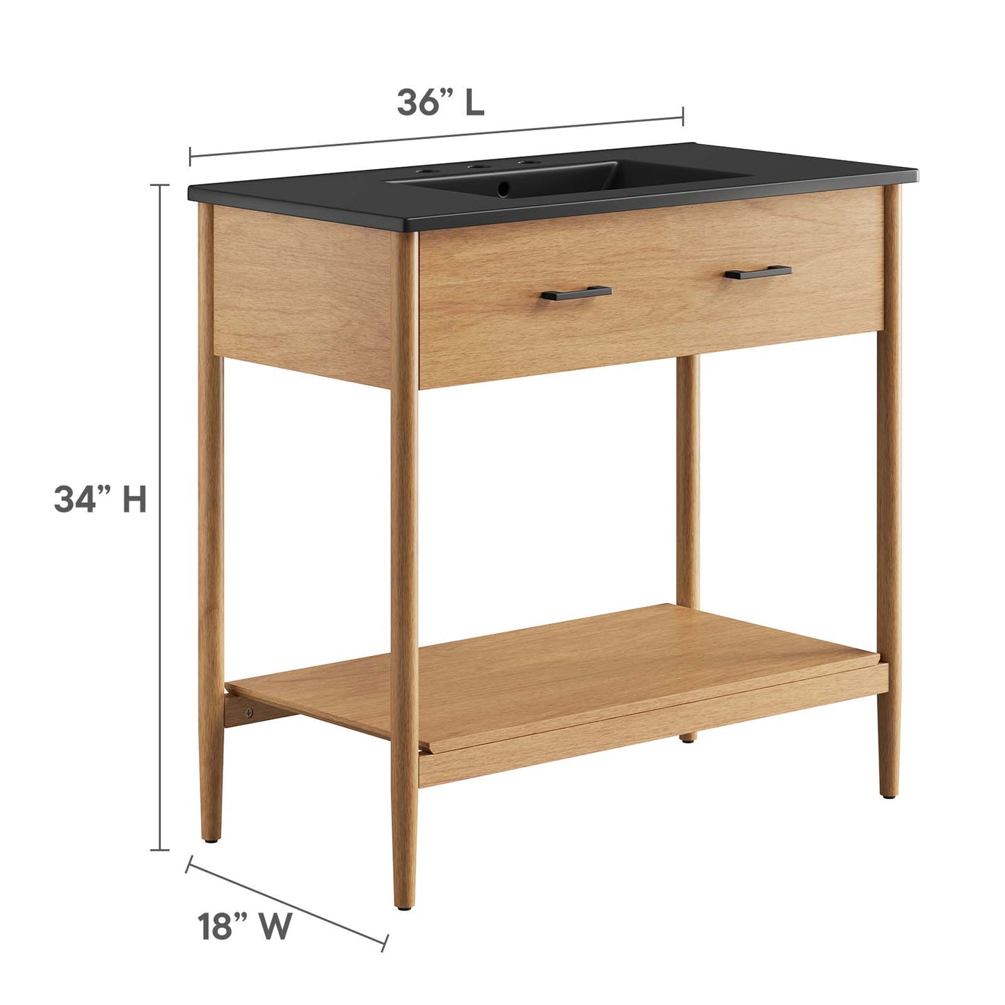 Zaire 36" Bathroom Vanity By Modway - EEI-6823 | Bathroom Accessories | Modishstore - 9