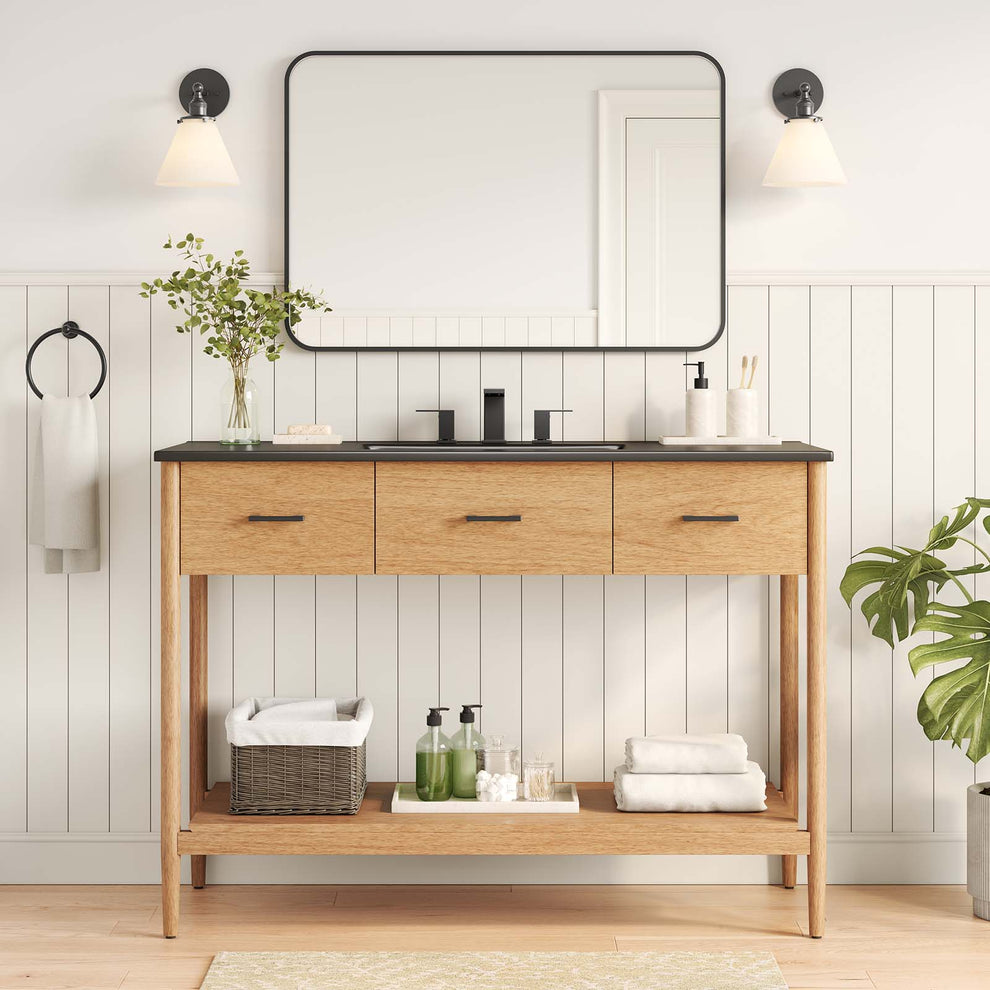 Zaire 48" Single Sink Bathroom Vanity By Modway - EEI-6825 | Bathroom Accessories | Modishstore - 1