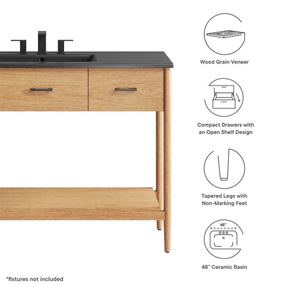 Zaire 48" Single Sink Bathroom Vanity By Modway - EEI-6825 | Bathroom Accessories | Modishstore - 8