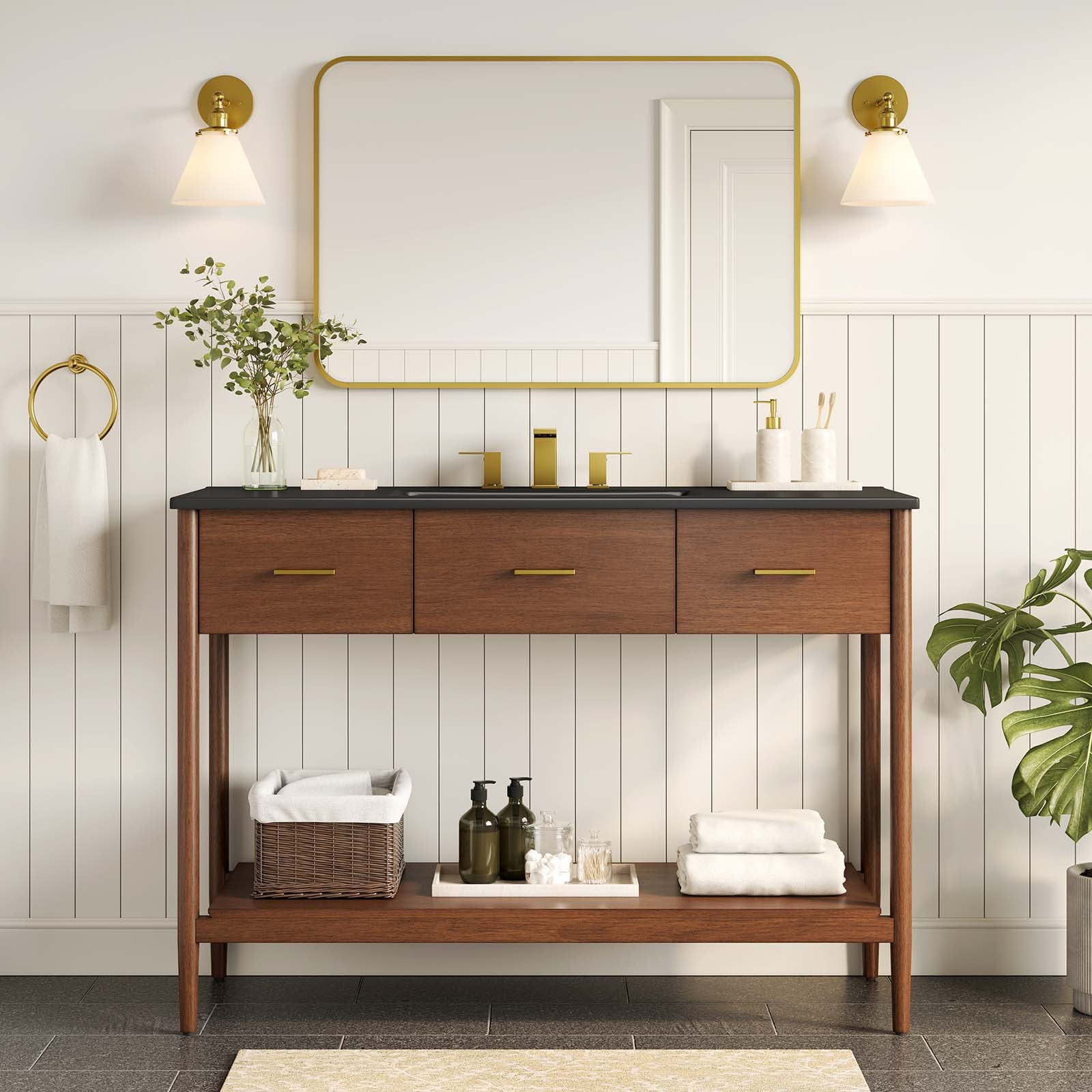 Zaire 48" Single Sink Bathroom Vanity By Modway - EEI-6825 | Bathroom Accessories | Modishstore - 11