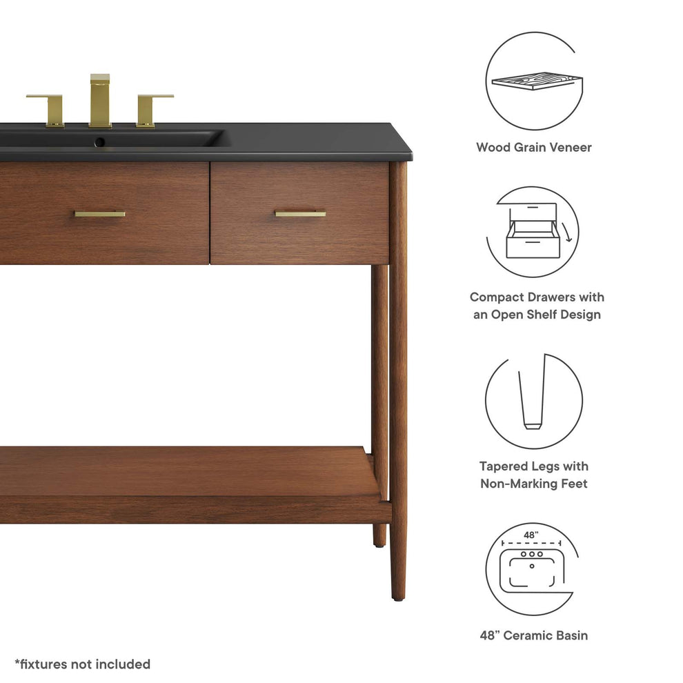 Zaire 48" Single Sink Bathroom Vanity By Modway - EEI-6825 | Bathroom Accessories | Modishstore - 17