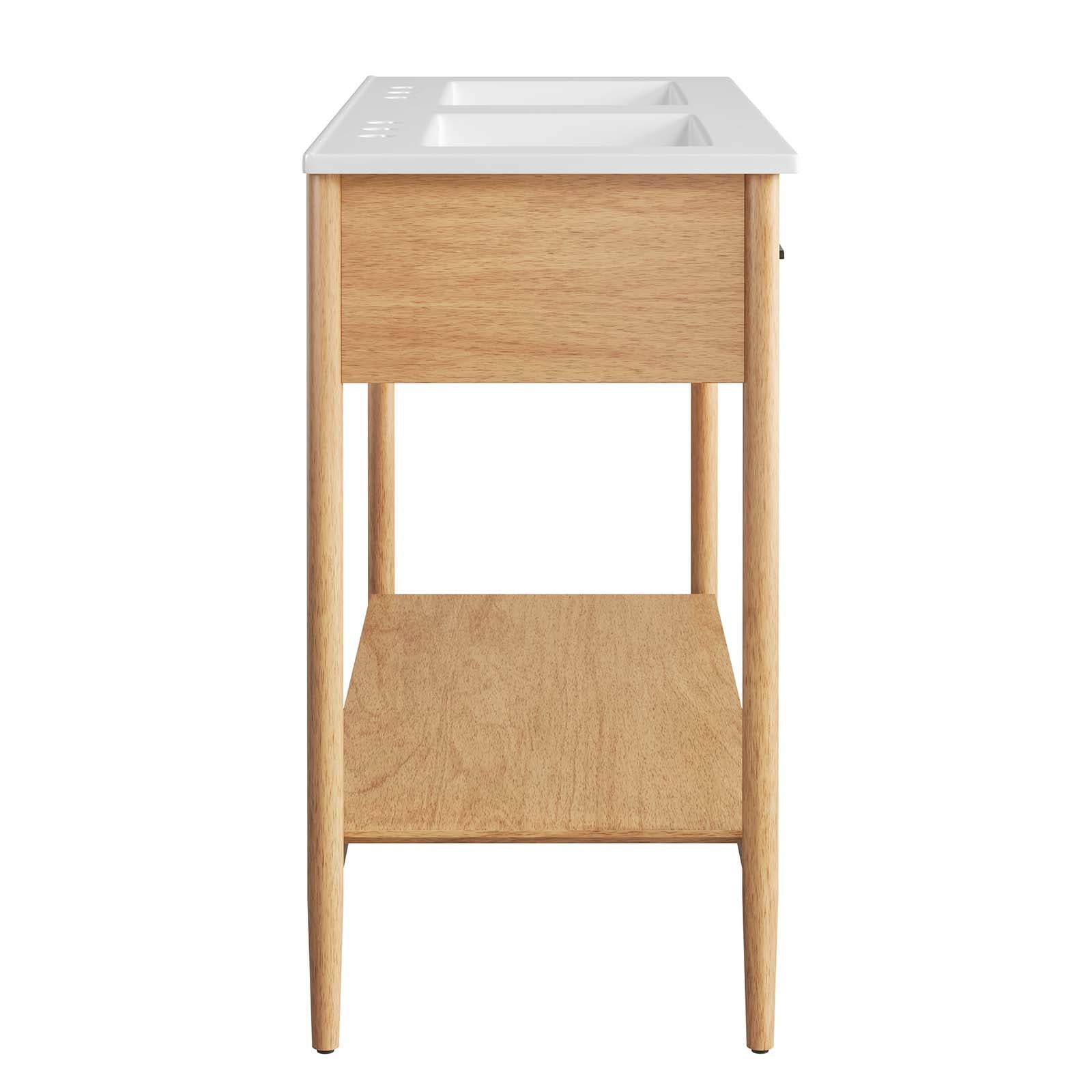 Zaire 48" Double Sink Bathroom Vanity By Modway - EEI-6826 | Bathroom Accessories | Modishstore - 3