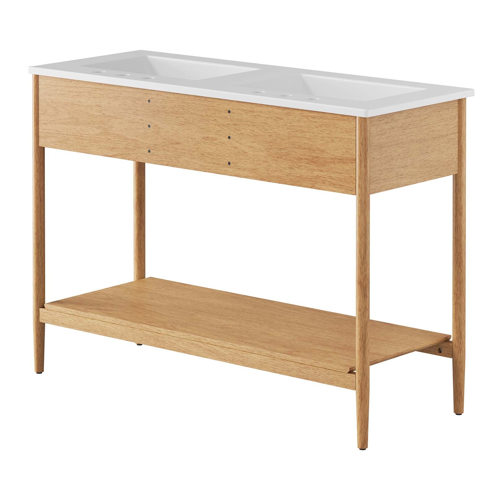 Zaire 48" Double Sink Bathroom Vanity By Modway - EEI-6826 | Bathroom Accessories | Modishstore - 4