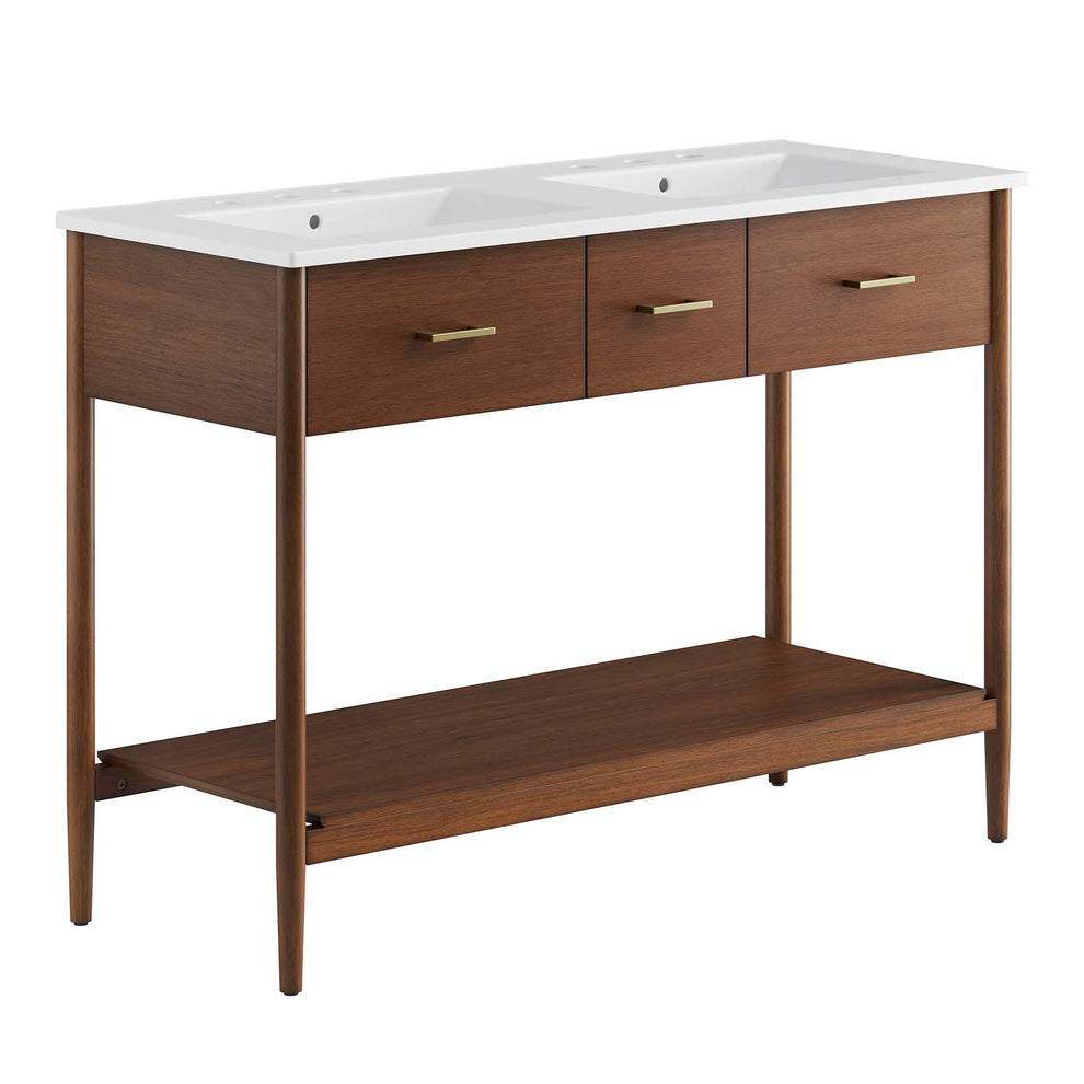 Zaire 48" Double Sink Bathroom Vanity By Modway - EEI-6826 | Bathroom Accessories | Modishstore - 10