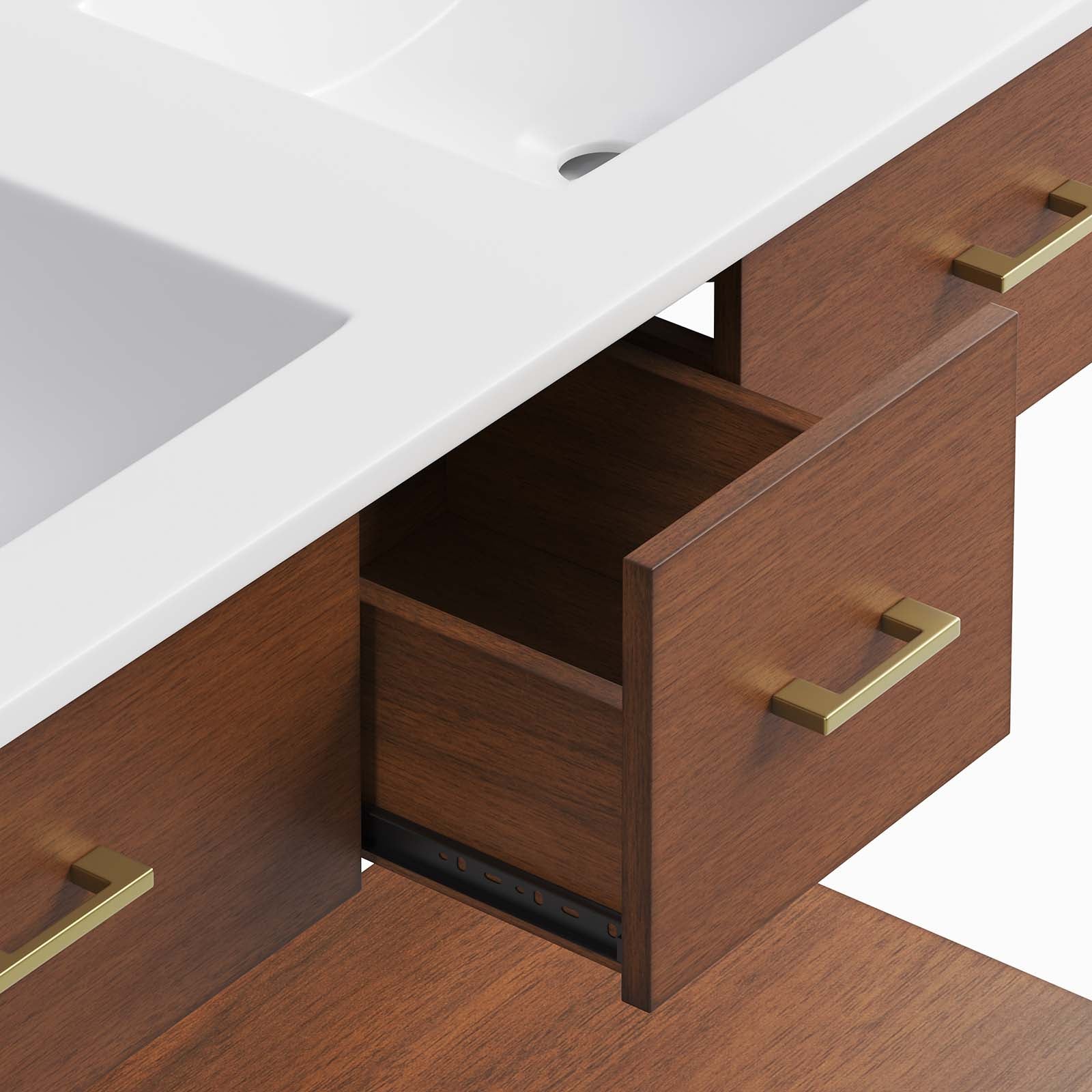 Zaire 48" Double Sink Bathroom Vanity By Modway - EEI-6826 | Bathroom Accessories | Modishstore - 16