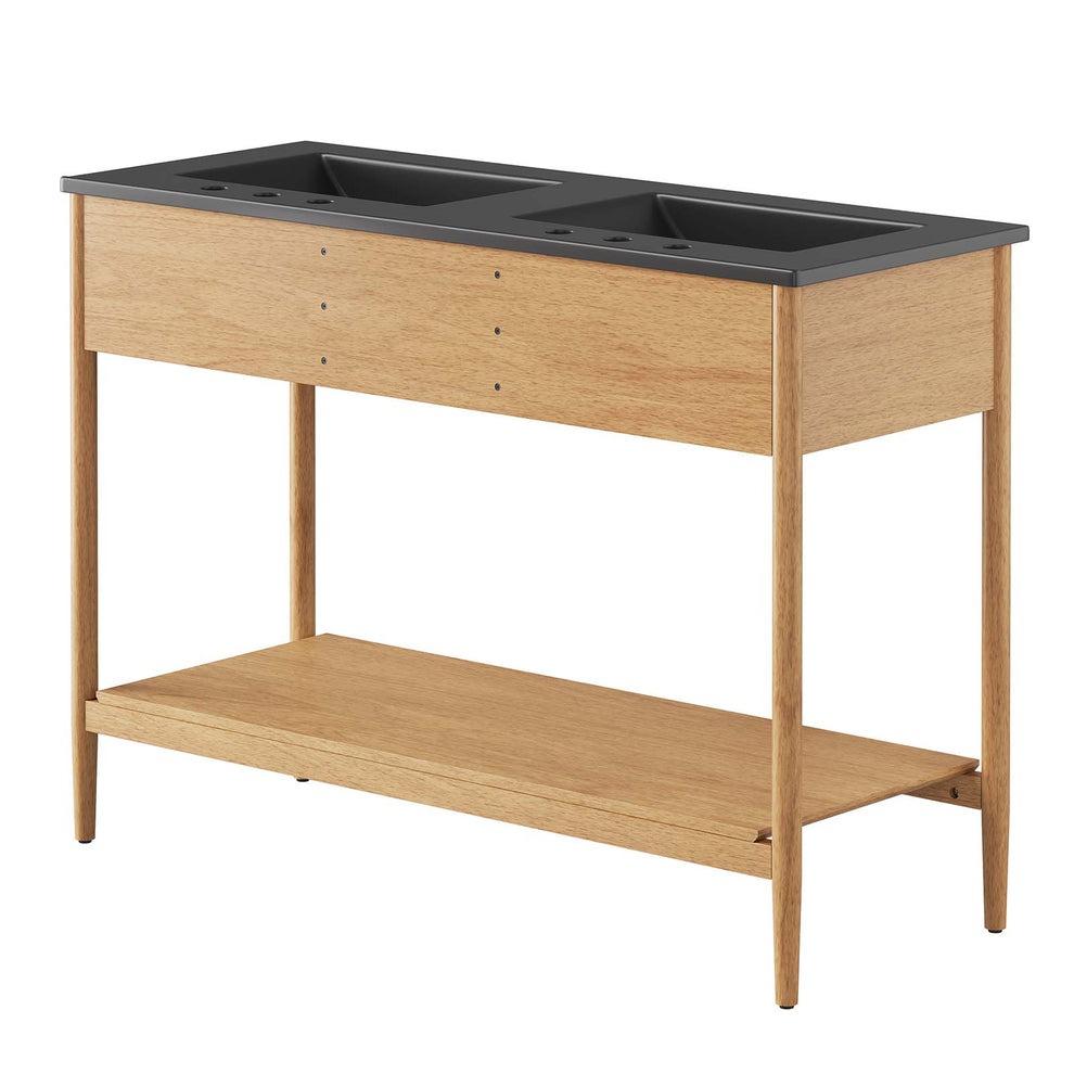Zaire 48" Double Sink Bathroom Vanity By Modway - EEI-6827 | Bathroom Accessories | Modishstore - 4