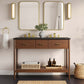 Zaire 48" Double Sink Bathroom Vanity By Modway - EEI-6827 | Bathroom Accessories | Modishstore - 11
