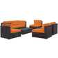 Aero 7 Piece Outdoor Patio Sectional Set By Modway - EEI-695 | Outdoor Sofas, Loveseats & Sectionals | Modishstore - 6