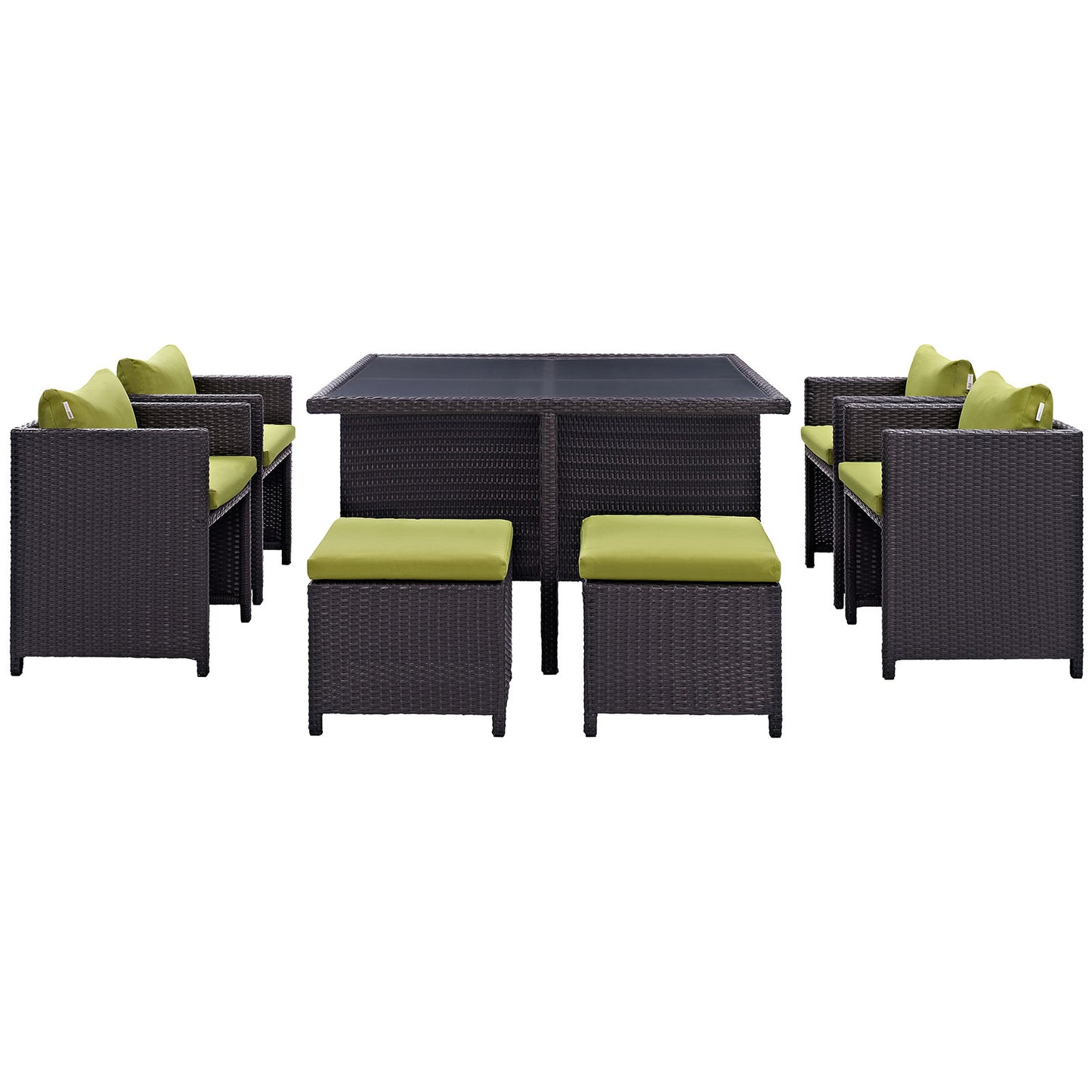 Inverse 9 Piece Outdoor Patio Dining Set By Modway - EEI-726 | Outdoor Dining Sets | Modishstore - 17