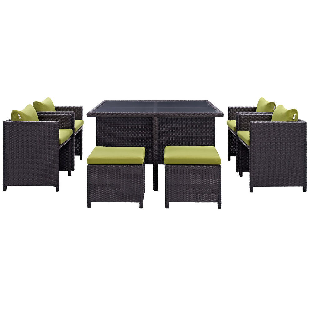 Inverse 9 Piece Outdoor Patio Dining Set By Modway - EEI-726 | Outdoor Dining Sets | Modishstore - 17