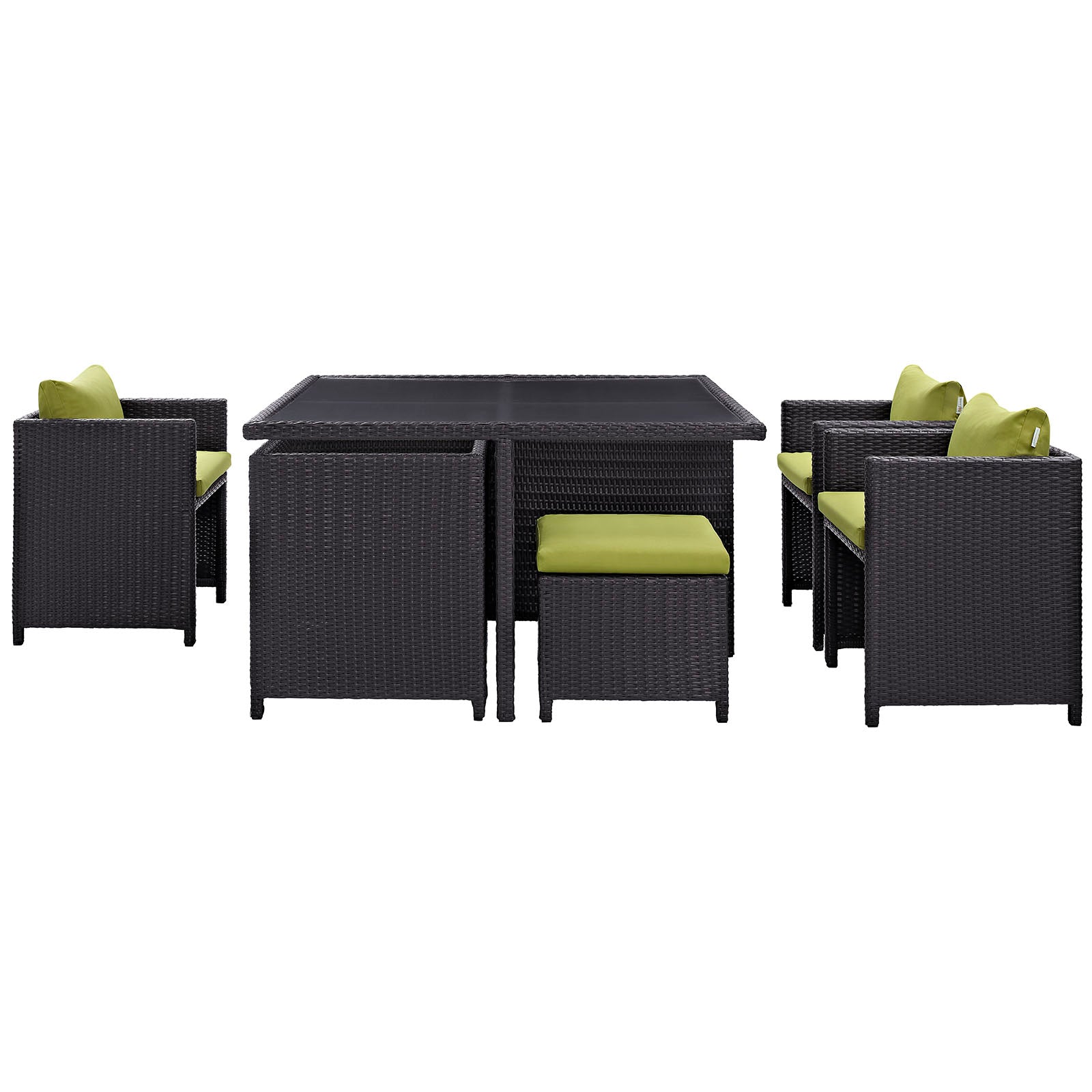 Inverse 9 Piece Outdoor Patio Dining Set By Modway - EEI-726 | Outdoor Dining Sets | Modishstore -22